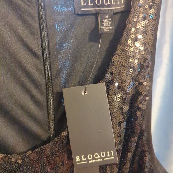 NWT!! Sz 16 | Sequin Dress With Hardware Detail - Picture 5 of 5